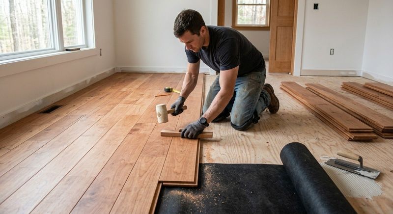 Cherry Floor Installation in Auburndale, FL