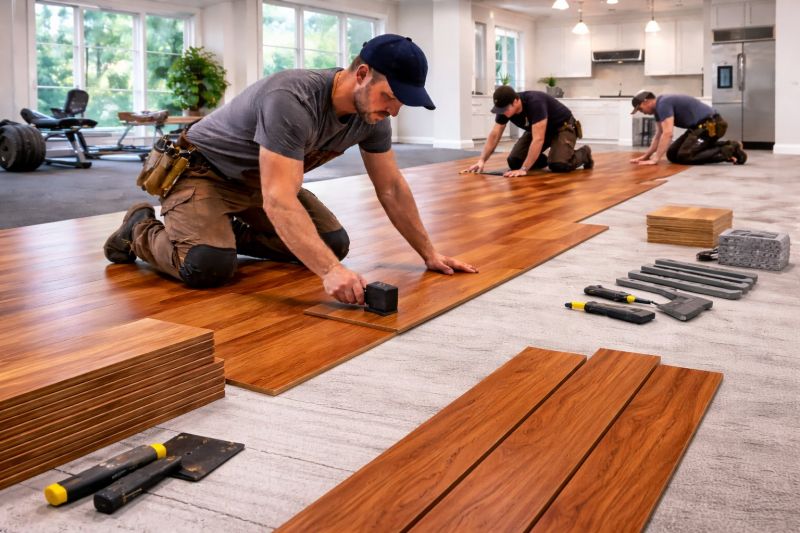 Cherry Floor Installation in Bartow, FL