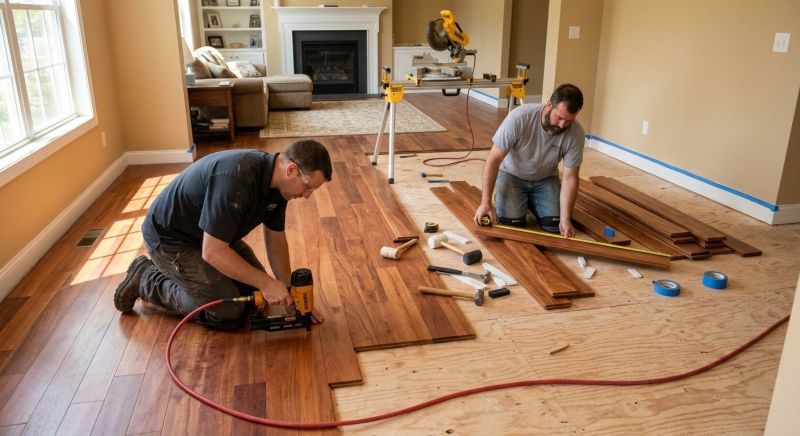 Cherry Floor Installation in Kathleen, FL