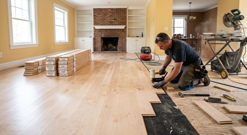 Maple Flooring Installation in Davenport, FL