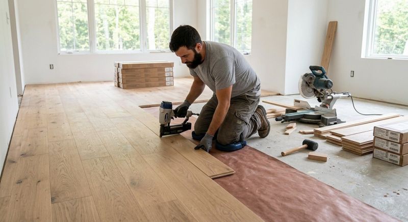 Oak Floor Installation in Bartow, FL