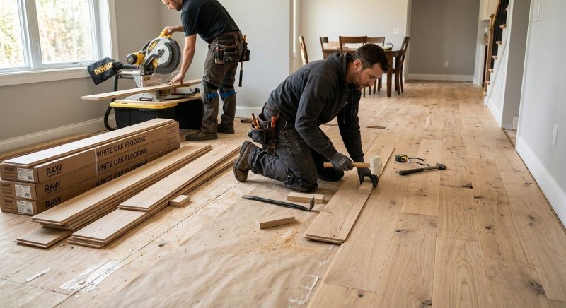 White Oak Floor Installation in Winter Haven, FL