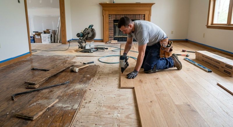Wood Floor Replacement in Lakeland, FL